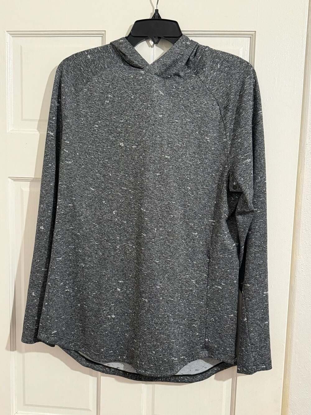 Lululemon Men's Heathered Grey Lightweight Hoodie Size M